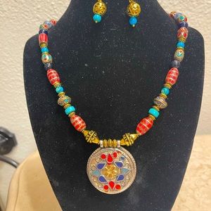 Vintage afghani necklace